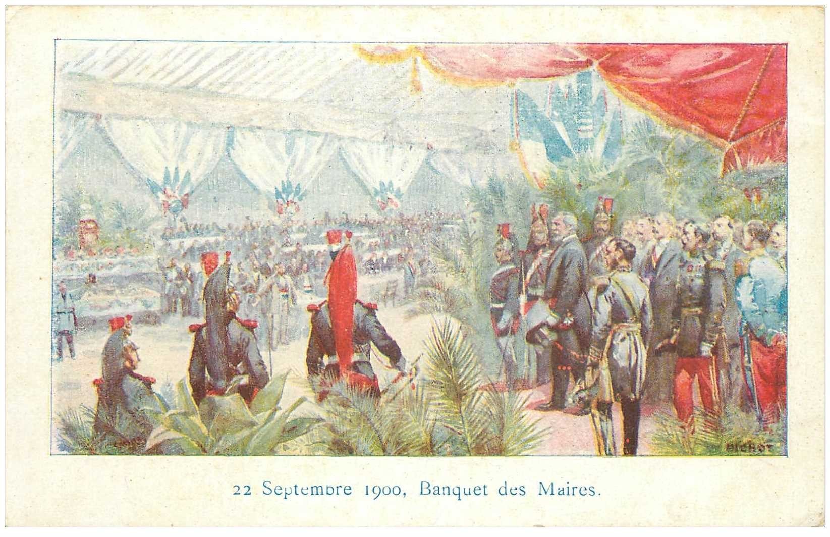 Collection Petit Parisien. Banquet des Maires du 22 Septembre 1900