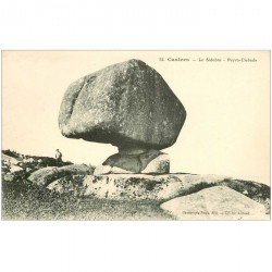 carte postale ancienne DOLMENS ET MENHIRS ET PIERRES. 81 Castres le Sidobre Peyro Clabado animé