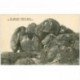 carte postale ancienne DOLMENS ET MENHIRS ET PIERRES. 89 Avallon Vallée du Cousin Route de Pontaubert