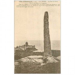 carte postale ancienne Dolmens et Menhirs. CAP FREHEL Pierre Gargantua Fort La Latte