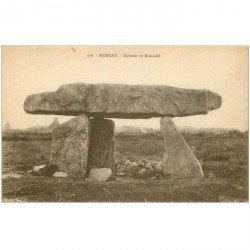 carte postale ancienne Dolmens et Menhirs. MORGAT. De Rostudel