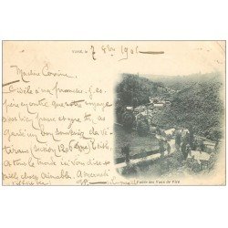 carte postale ancienne 14 VIRE. Vallée des Vaux 1901
