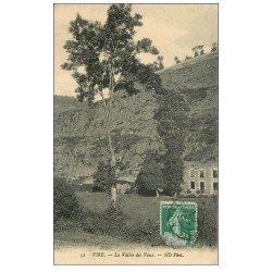 carte postale ancienne 14 VIRE. Vallée des Vaux 1911