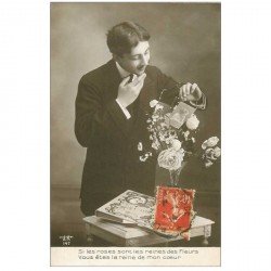 carte postale ancienne Homme Photo et albums de Cartes Postales 1914