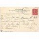 carte postale ancienne JOYEUX NOEL. Paysage et Moineaux 1906