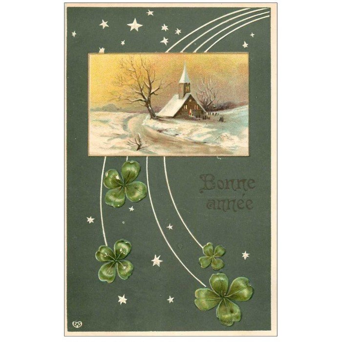 CPA BONNE ANNÉE, souhaits d'enfants EUR 1,40 - PicClick FR
