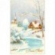 carte postale ancienne NOUVEL AN. Bonne Année un Village par Rainaud