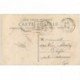 carte postale ancienne POISSON D'AVRIL. Homme et s Poissons 1909
