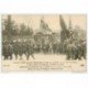 carte postale ancienne FETE INDEPENDANCE AMERICAINE A PARIS 14 JUILLET 1918. Statue de Strasbourg. Armée et Militaires