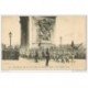 carte postale ancienne FETES DE LA VICTOIRE 1919. Les Polonais sous l'Arc de Triomphe. Armée et Militaires