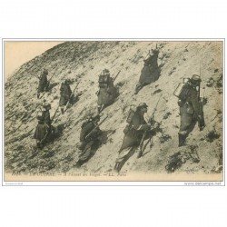 carte postale ancienne GUERRE 1914-18. A l'assaut des Vosges