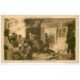 carte postale ancienne GUERRE 1914-18. Bazeilles. Défense Maison Bourgerie par Lambert. Dernières cartouches