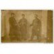 carte postale ancienne GUERRE 1914-18. Carte Photo Compagnie Infanterie du 45° vive la fuite 1908... Militaires et Poilus.