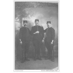 carte postale ancienne GUERRE 1914-18. Carte Photo Régiment Infanterie du 23°. Militaires et Poilus.