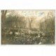 carte postale ancienne GUERRE 1914-18. Entrée de la 39° Division. Cavaliers et Poilus