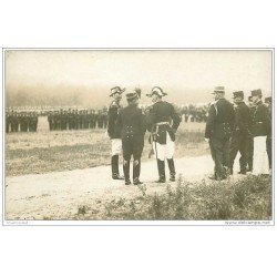 carte postale ancienne GUERRE 1914-18. carte photo Réunions de Généraux et Maréchaux avent l'attaque ou la Revue