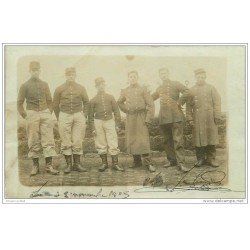 carte postale ancienne MILITARIA. Carte Photo Régiment Infanterie du 11° 1905. Militaires et Poilus.