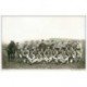 carte postale ancienne MILITARIA. Carte Photo Régiment Infanterie du 168° Camp de Bitche avec Cheval. Militaires et Poilus