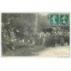 carte postale ancienne MILITARIA. La Cantine aux Manoeuvres 1908. Attelage militaire pour les Cuistos