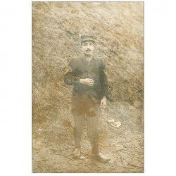 carte postale ancienne Photo carte postale MILITAIRE. Soldat Palu Jean