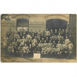 MILITAIRES. Caserne Photo Carte Postale. Militaires et Gendarmes promotion 112-119