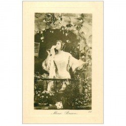 carte postale ancienne Série de 5 Cpa sur MIMI PINSON par Reutlinger édition LL.Jeune Femme