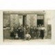 SPORTS. Photo carte postale d'un groupe de Joueurs de Boules ou Pétanque devant un Estaminet