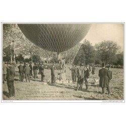 TRANSPORTS. Lancement du Ballon pour la visite Alphonse XIII à l'Aéro-Club de Paris.