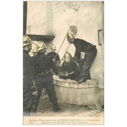 METIERS. Exercices entraînement des Sapeurs Pompiers de Paris.