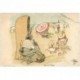 carte postale ancienne Carte Postale Fantaisie Illustrateur GUILLAUME Timbre 1 centime sur la Plage