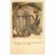 carte postale ancienne POULBOT. Ligue contre le Taudis. Il pleut à ma place...