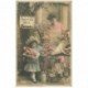 carte postale ancienne PRENOMS. Georges. Vendeuse de Fleurs