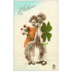 carte postale ancienne SAINTE CATHERINE. Collection CB