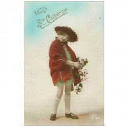 carte postale ancienne SAINTE CATHERINE. Collection Léo
