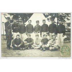 carte postale ancienne MILITARIA. Carte Photo Régiment Infanterie le Clairon du 26°.