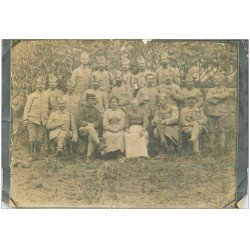carte postale ancienne PHOTO Uniquement et très fine comme une photocopie d'Epoque. Souvenir de la Popote 19