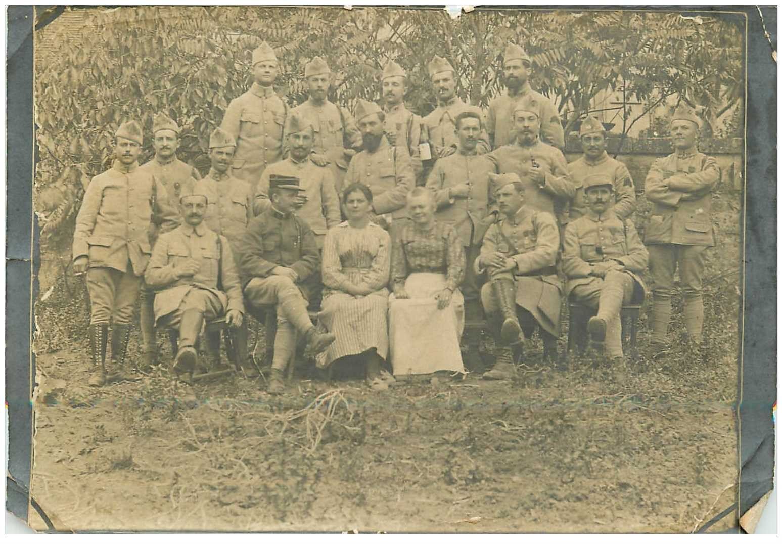 carte postale ancienne PHOTO Uniquement et très fine comme une photocopie d'Epoque. Souvenir de la Popote 19