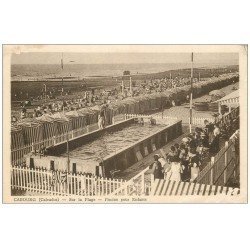 carte postale ancienne CABOURG 14. Piscine pour Enfants