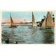 carte postale ancienne 14 DEAUVILLE. Au Port Bateaux à voiles. Real Photo