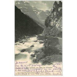 SUISSE. Die Löntsch am Weg ins Klönthal 1903