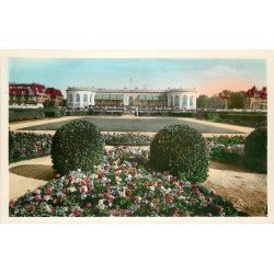 carte postale ancienne 14 DEAUVILLE. Casino et Jardins. Real Photo