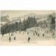 SUISSE. CAUX. Le Patinage en Hiver vers 1900