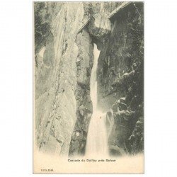 SUISSE. Cascade du Dailley près Salvan vers 1900