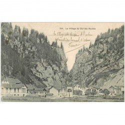 SUISSE. Le Village du Col des Roches 1908