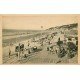 carte postale ancienne 14 DEAUVILLE. La Plage Bar du Soleil et les Planches