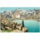 Suisse. Lac du Grand Saint Bernard avec Curé et Chiens 1912 sans timbre