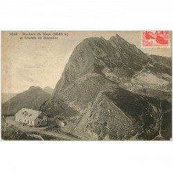 Suisse. Rochers de Naye et Chalets de Sautodoz 1913 timbre taxe