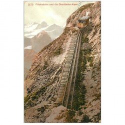 Suisse. Pilatusbahn und die Oberländer Alpen 1909