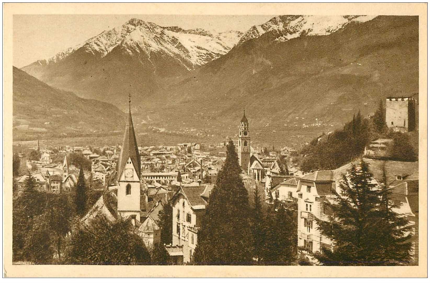 Suisse. MERANO MERAN. Panorama