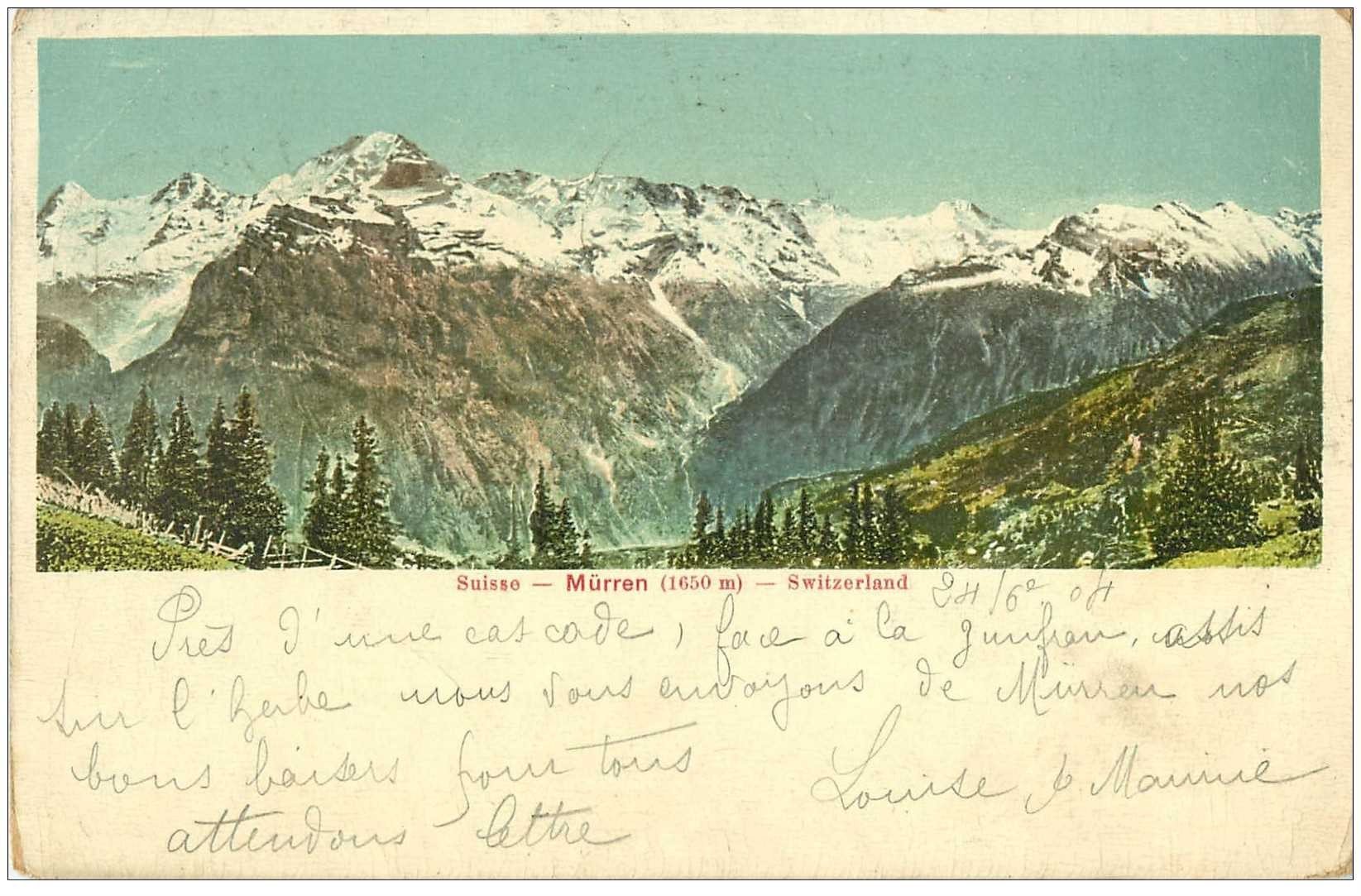 Suisse. MÜRREN 1904